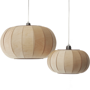 wooden pendant light