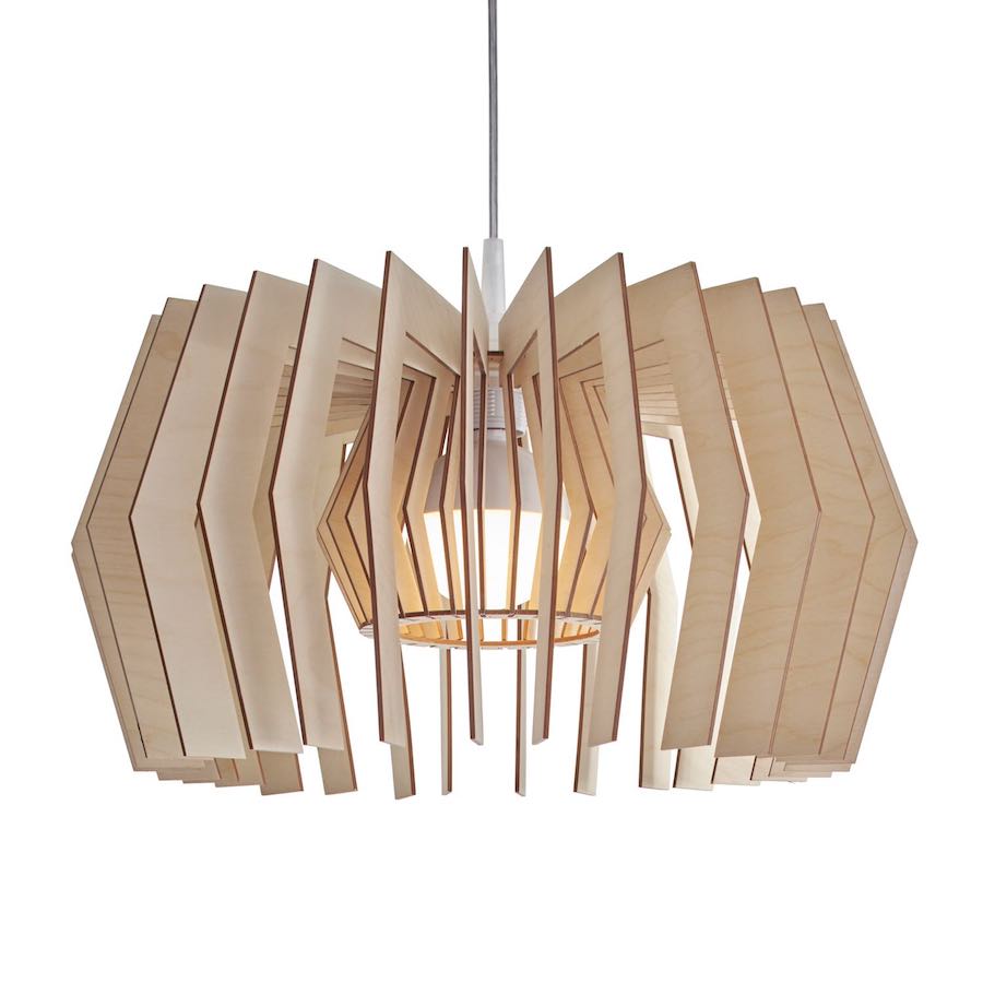 Equi wooden pendant light - lampe aus holz