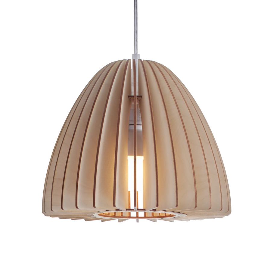 Nika pendelleuchte aus holz - wooden pendant light