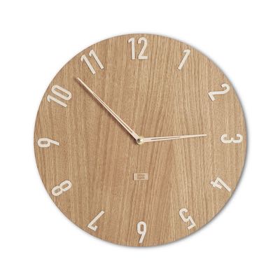 Wooden clock with large numbers N 3.2 - Woolights