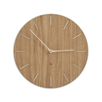Midle century wood wall clock N 2.1 - Woolights